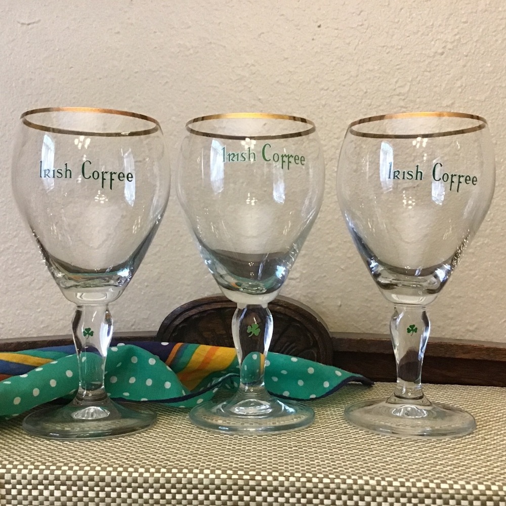 Vintage Irish Coffee glasses